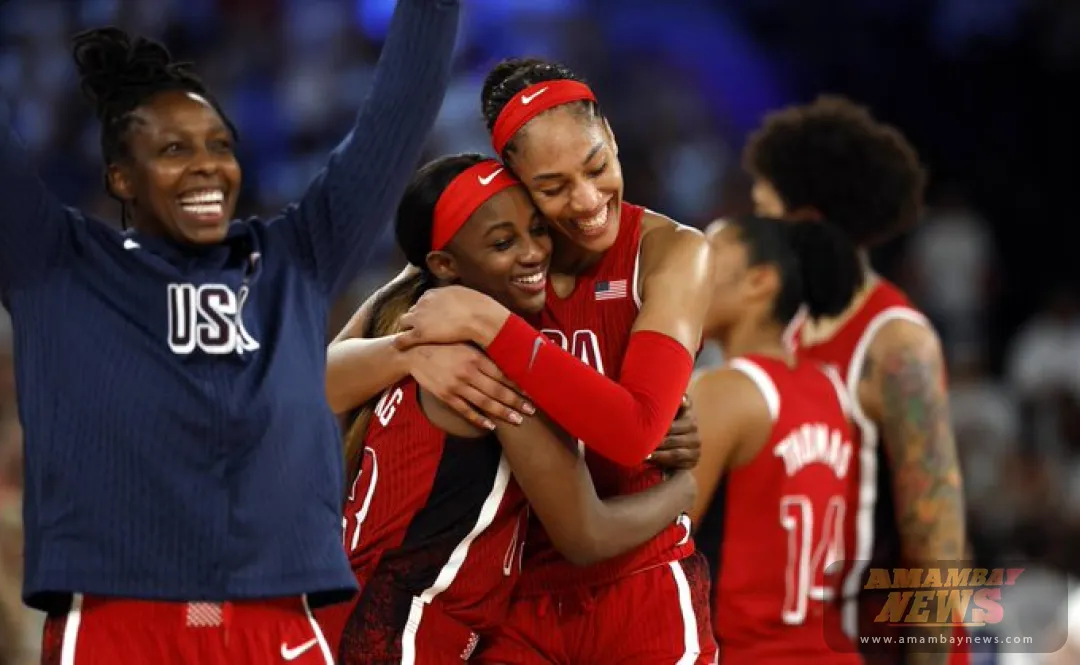 Estados Unidos sufre, pero conquista el oro en el basquetbol femenino en Paris 2024