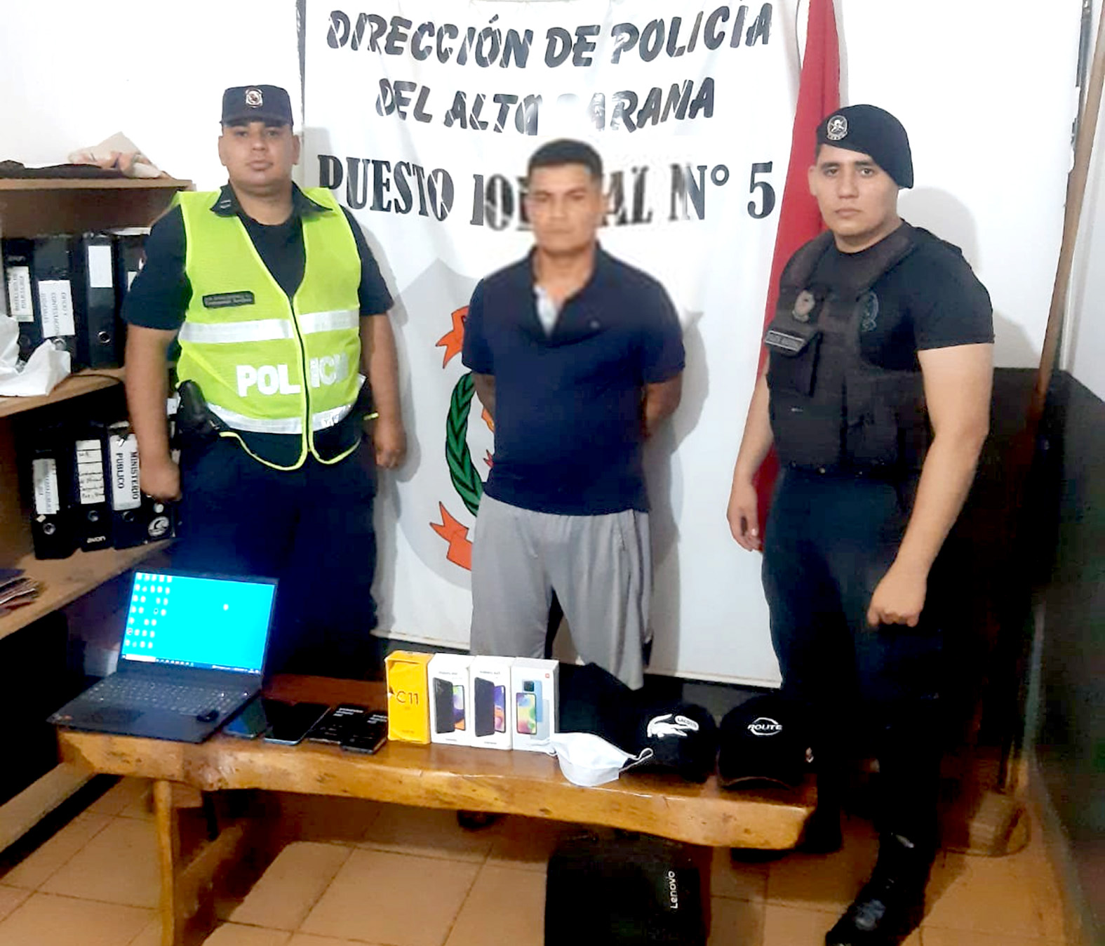 Cae presunto integrante de banda que asaltó sucursal de ALEX en Mallorquín