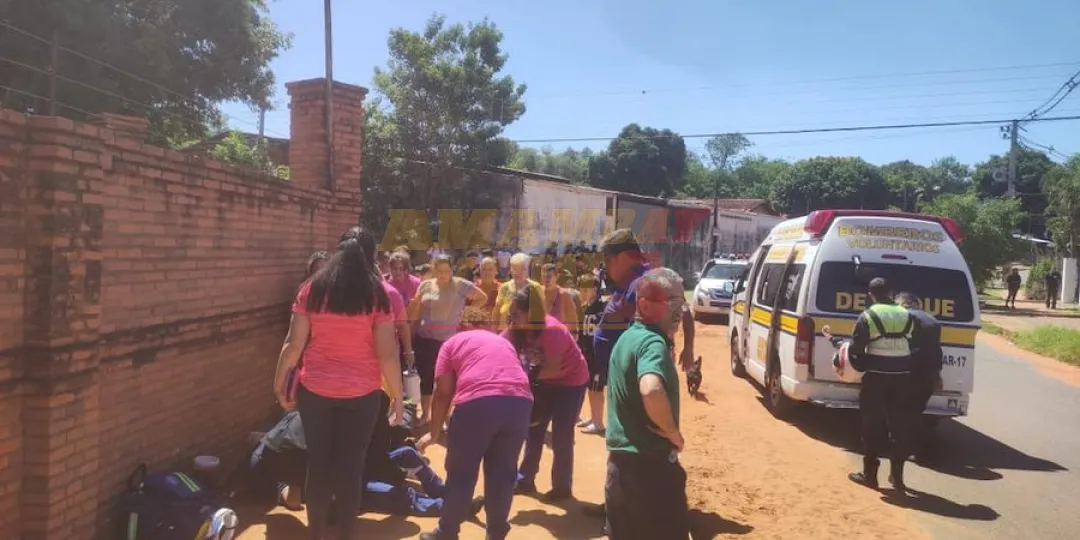 Adolescente al mando de un vehículo sin chapa atropelló a estudiante en Luque