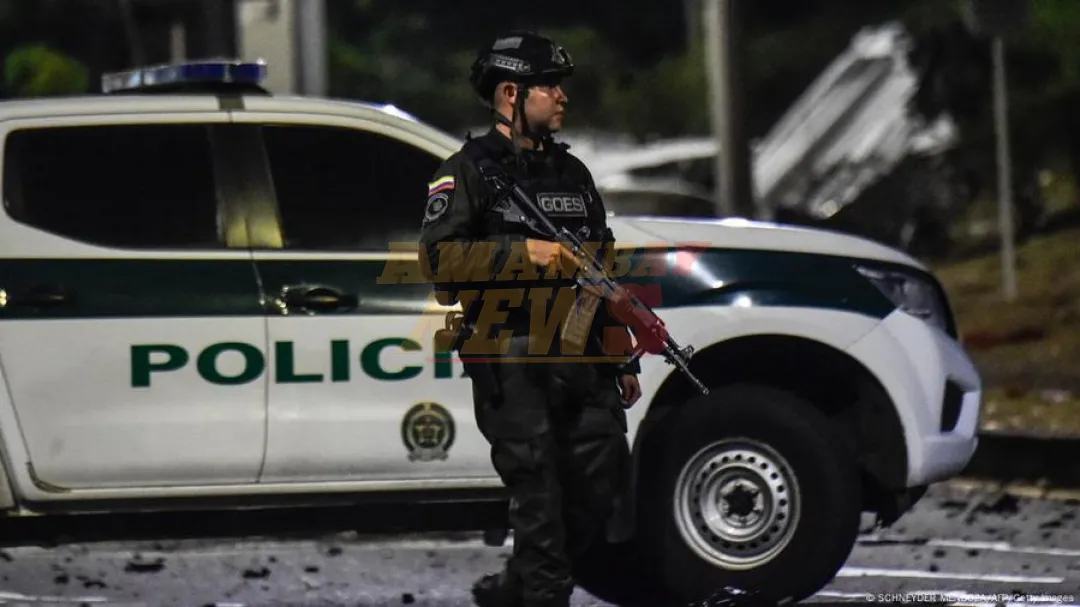 Tres policías heridos por explosión de artefacto en Colombia