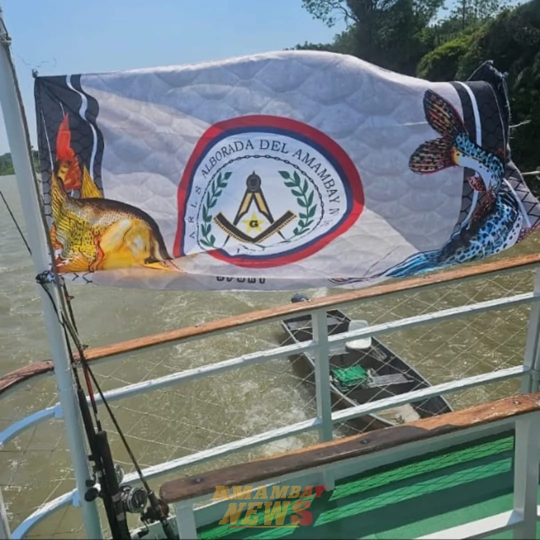 Tras estrés: Masones de PJC viajaron a pesca por el río Paraguay
