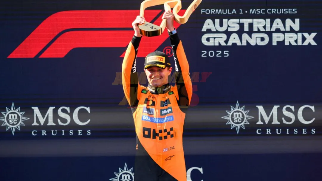 Norris lidera otro doblete McLaren en Austria