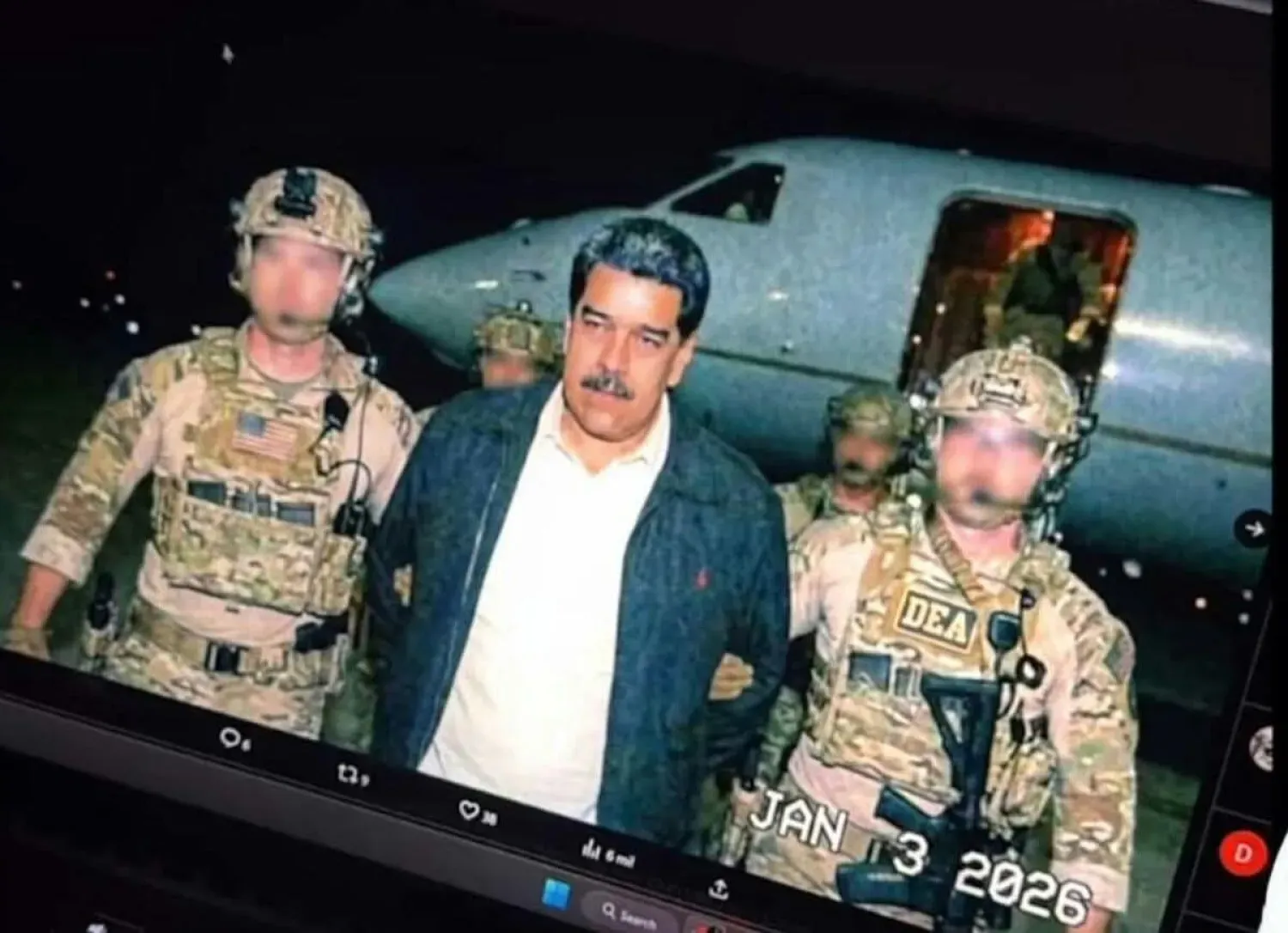 Cae Nicolás Maduro: Trump confirma las capturas del presidente de Venezuela y de su esposa