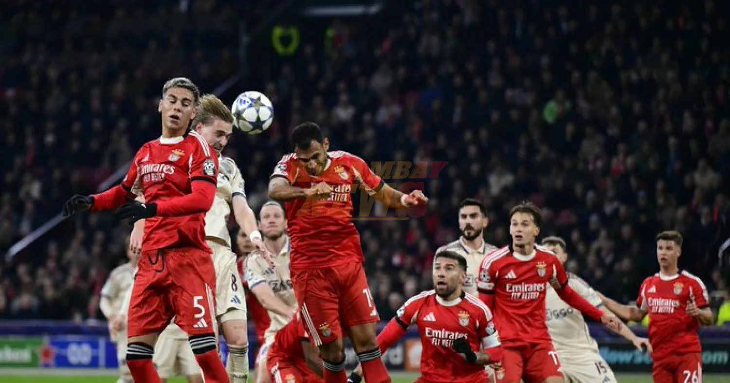 Benfica suma sus primeros puntos con victoria 0-2 sobre Ajax