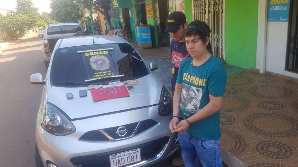 Hacía delivery de cocaína en Caaguazú