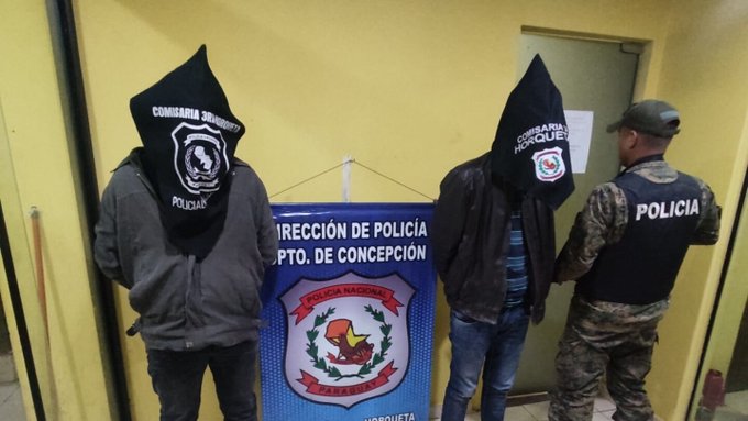 Horqueta: Tras asalto y tiroteo, Policía detiene a peligrosos hermanos