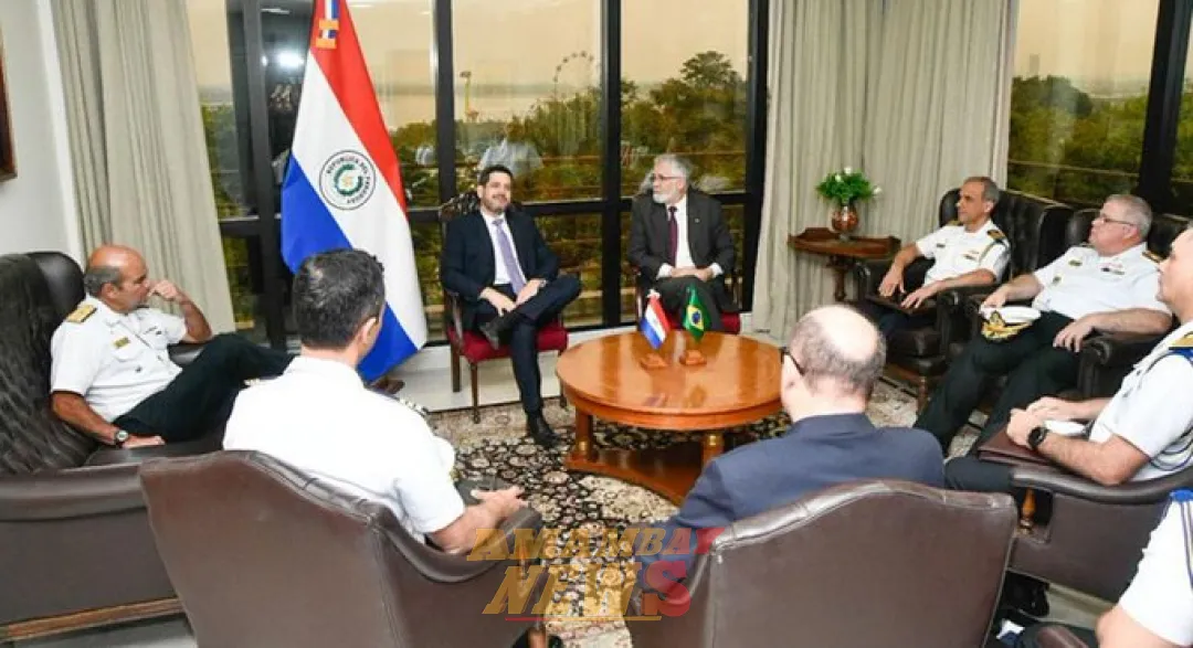 Hidrovía Paraguay-Paraná: presidente de Diputados se reunió con autoridades del Brasil