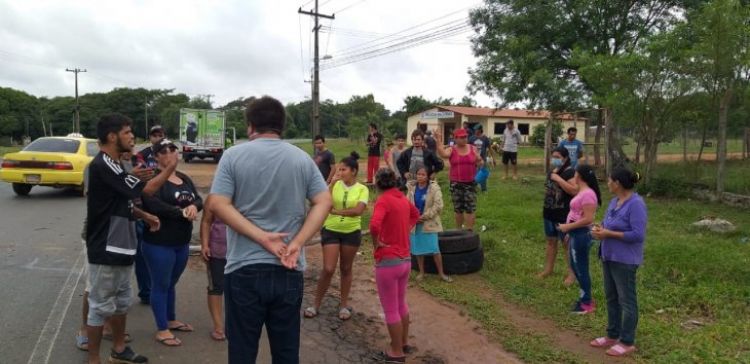 Siete detenidos tras manifestación en reclamo de víveres en Villeta