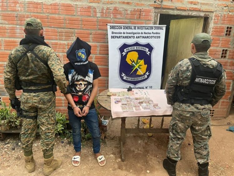 Menor de 15 años es aprehendido con varias dosis de crack en Concepción