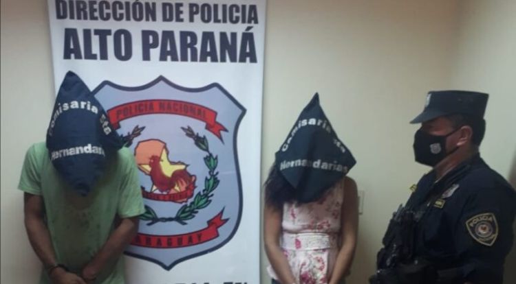 Acusan de robo a una pareja de motochorros en Hernandarias