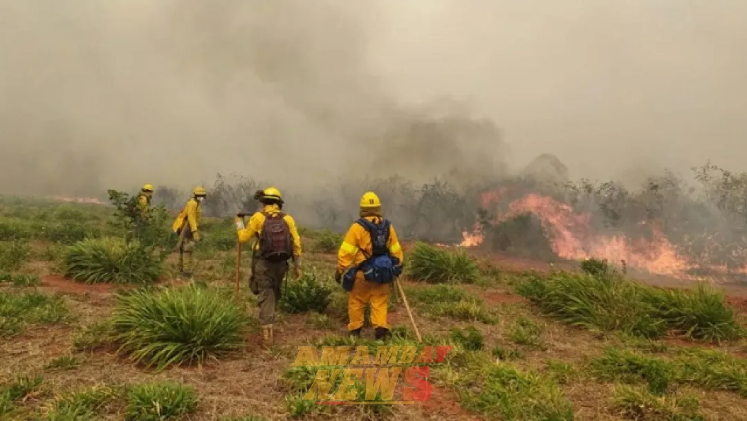 Cambio del viento agrava incendios y casi atrapa a bomberos en el Chaco