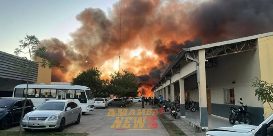 Reportan incendio de gran magnitud en zona de la Costanera Norte