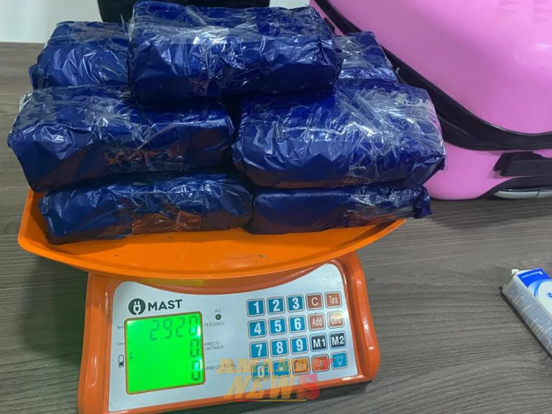 SENAD captura a mujer con cocaína en su maleta en el Silvio Pettirossi