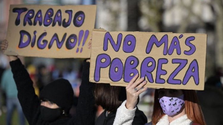 Argentinos salen a las calles en demanda de trabajo
