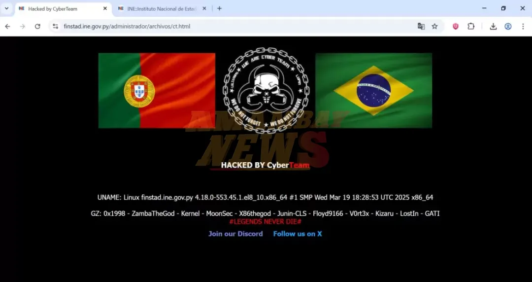 Hackers tumban la página web de informconf
