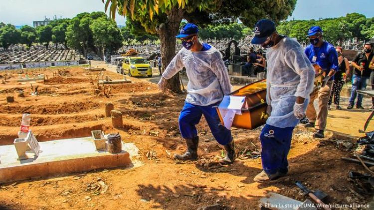 Brasil registra 1.110 muertes por Covid-19 en 24 horas