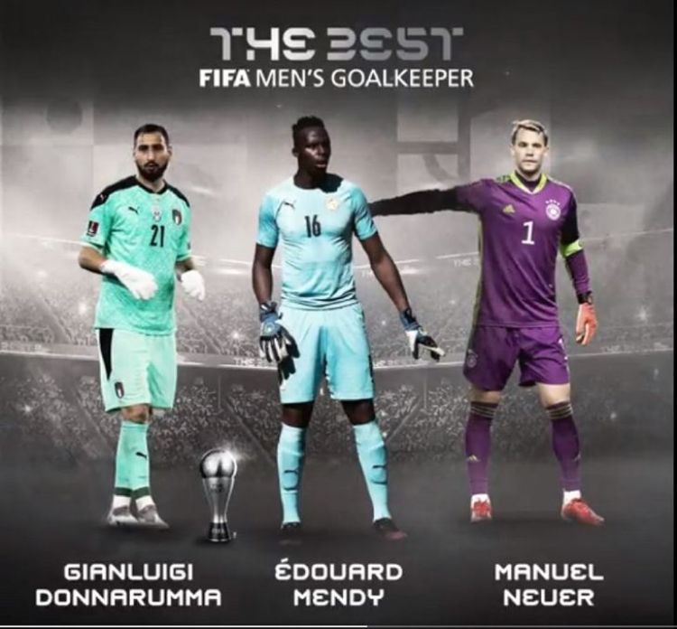 Los finalistas al Mejor Portero de la FIFA