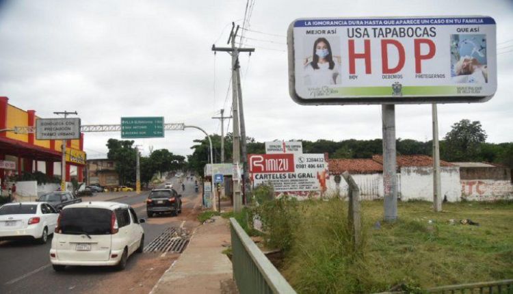 "Usá tapabocas HDP", el cartel que colocaron en Villa Elisa