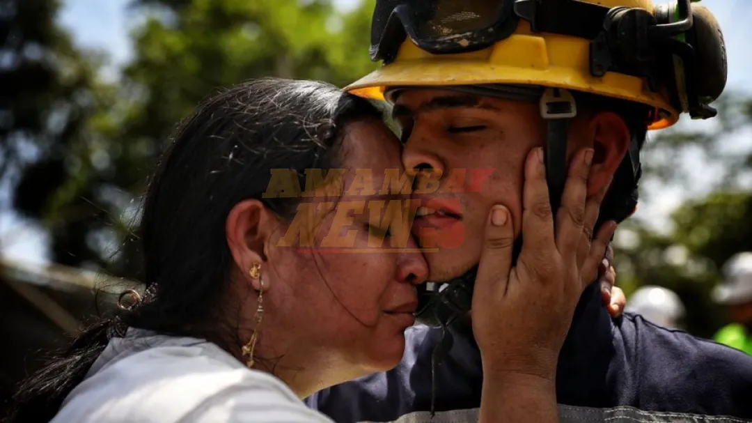 Rescatan con vida a 23 trabajadores tras 43 horas atrapados en una mina de oro que colapsó en Colombia