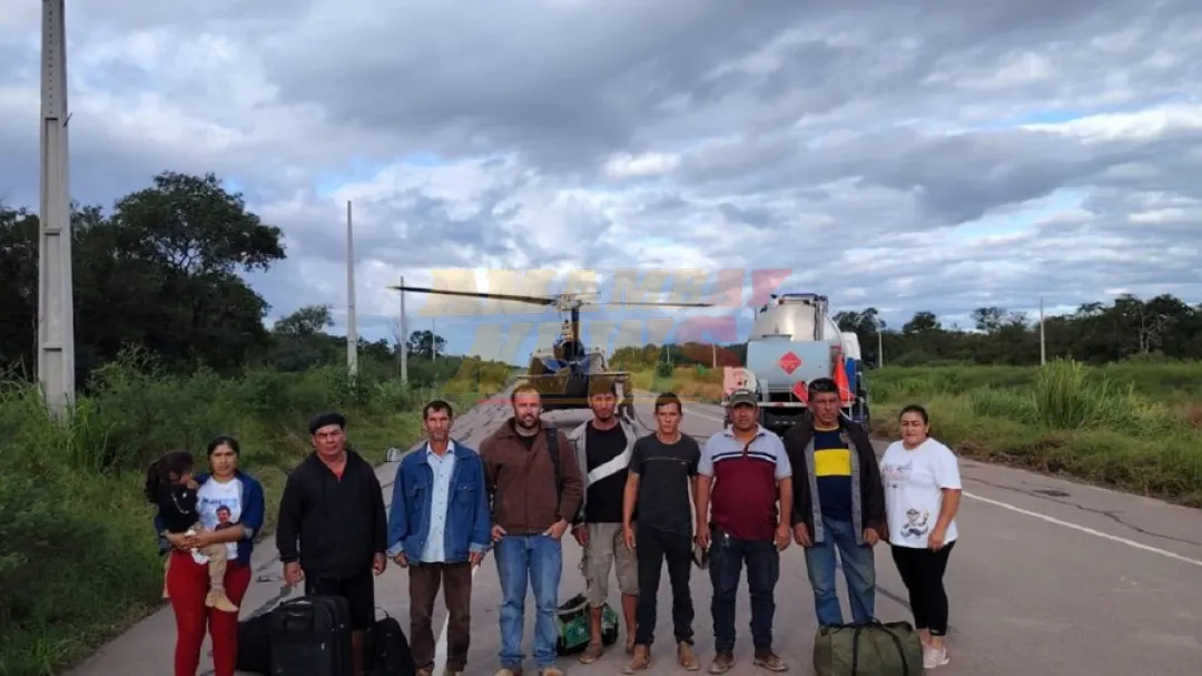 Continúa operativo de rescate aéreo tras inundaciones en Alto Paraguay