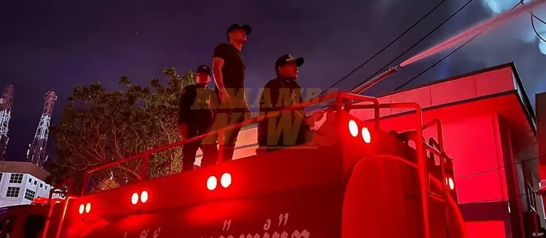 Tres turistas extranjeros mueren en un incendio en Bangkok