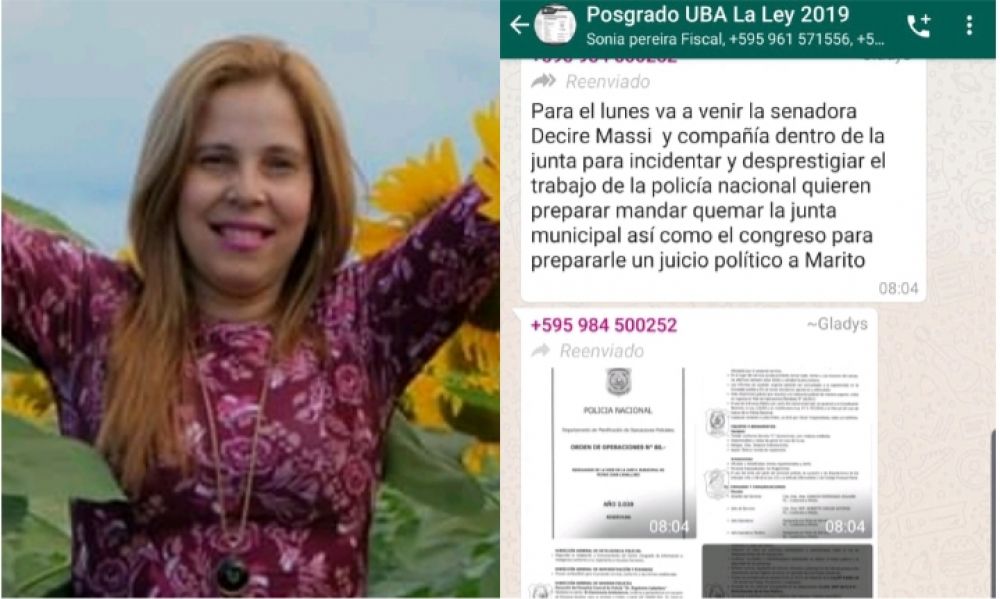 Defensora pública dice que senadora Desirée Masi va mandar quemar la Junta Municipal de PJC