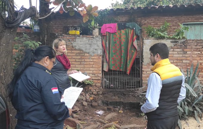 Tras intervención fiscal, rescatan a niños por violación del cuidado en Ñemby