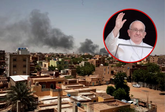 El papa Francisco pidió el cese de las hostilidades y el regreso al diálogo en Sudán