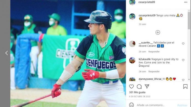 Pelotero cubano abandona delegación tras llegada a Florida