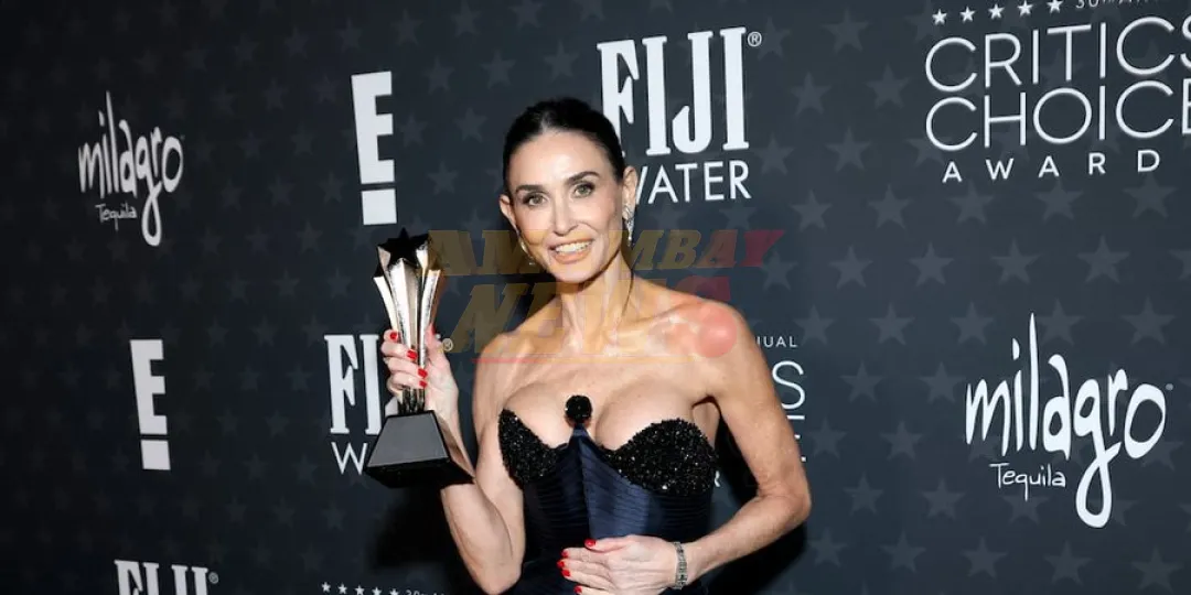 Demi Moore triunfó en los Critics Choice Awards