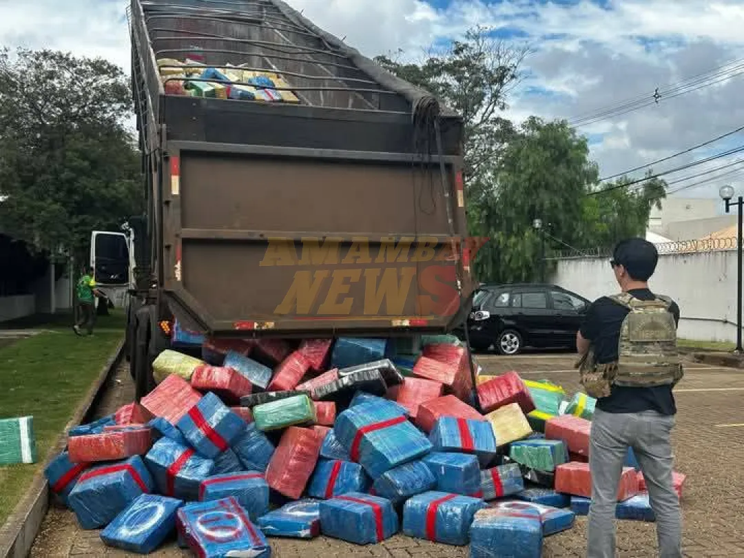 Autoridades brasileñas incautan 7 toneladas de marihuana proveniente de la frontera paraguaya