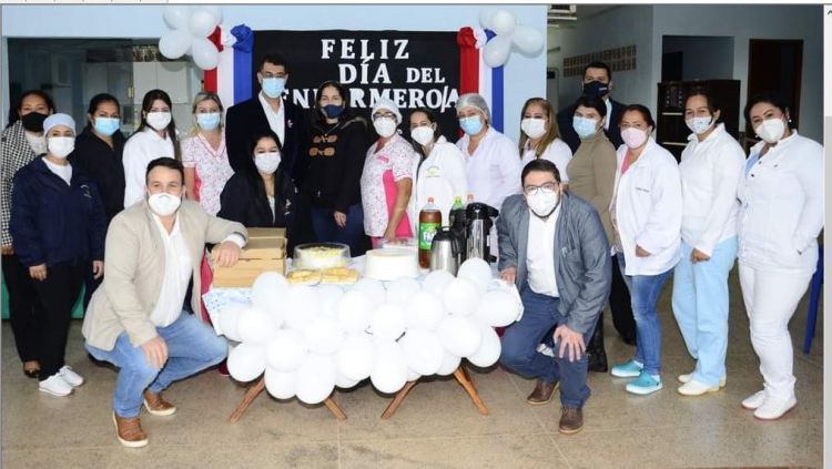 Plantel de Enfermería del Puesto de Salud Juan Pablo II fue homenajeado por la Gobernación