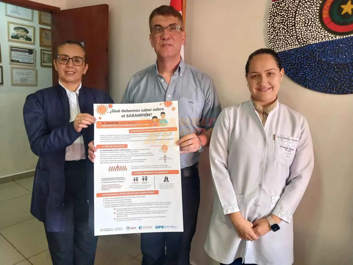 Municipalidad local se une a La Campaña Nacional de Vacunación contra el Sarampión