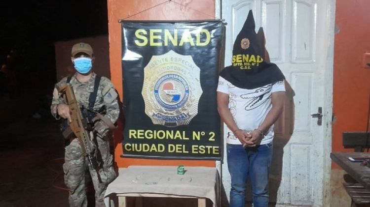 Capturan a hombre que distribuía crack a menores en Hernandarias