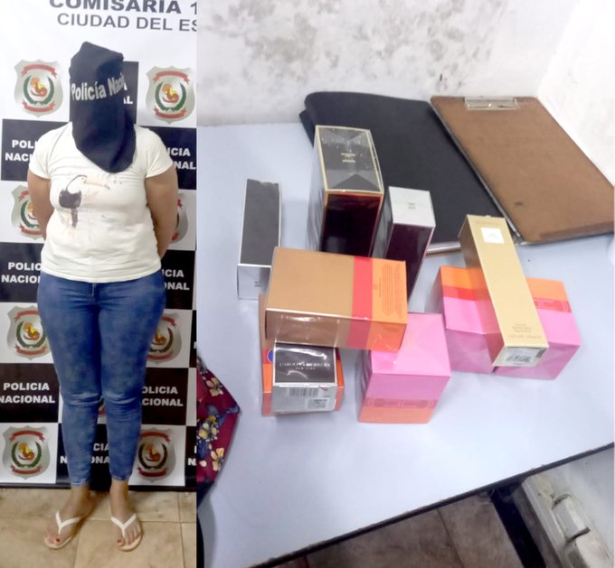 CDE: Detenida por intentar robar perfumes en plena inauguración de local comercial