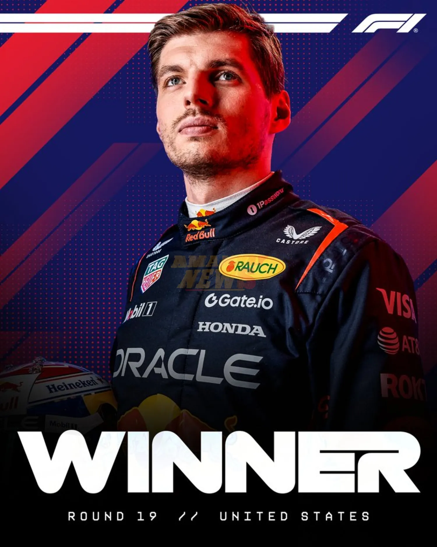 Max Verstappen gana todo: conquista de punta a punta el Gran Premio de Estados Unidos