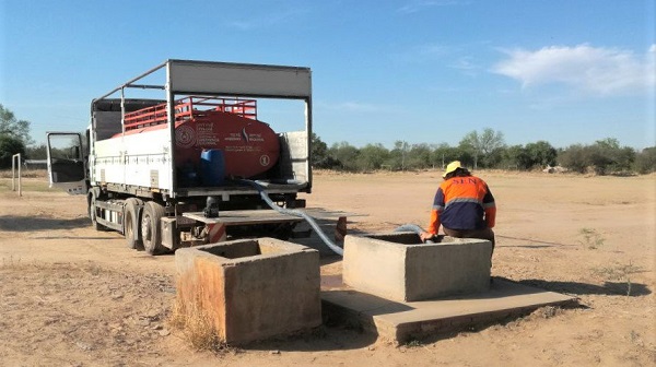 SEN despliega camión de 20.000 litros contra incendios en el Chaco