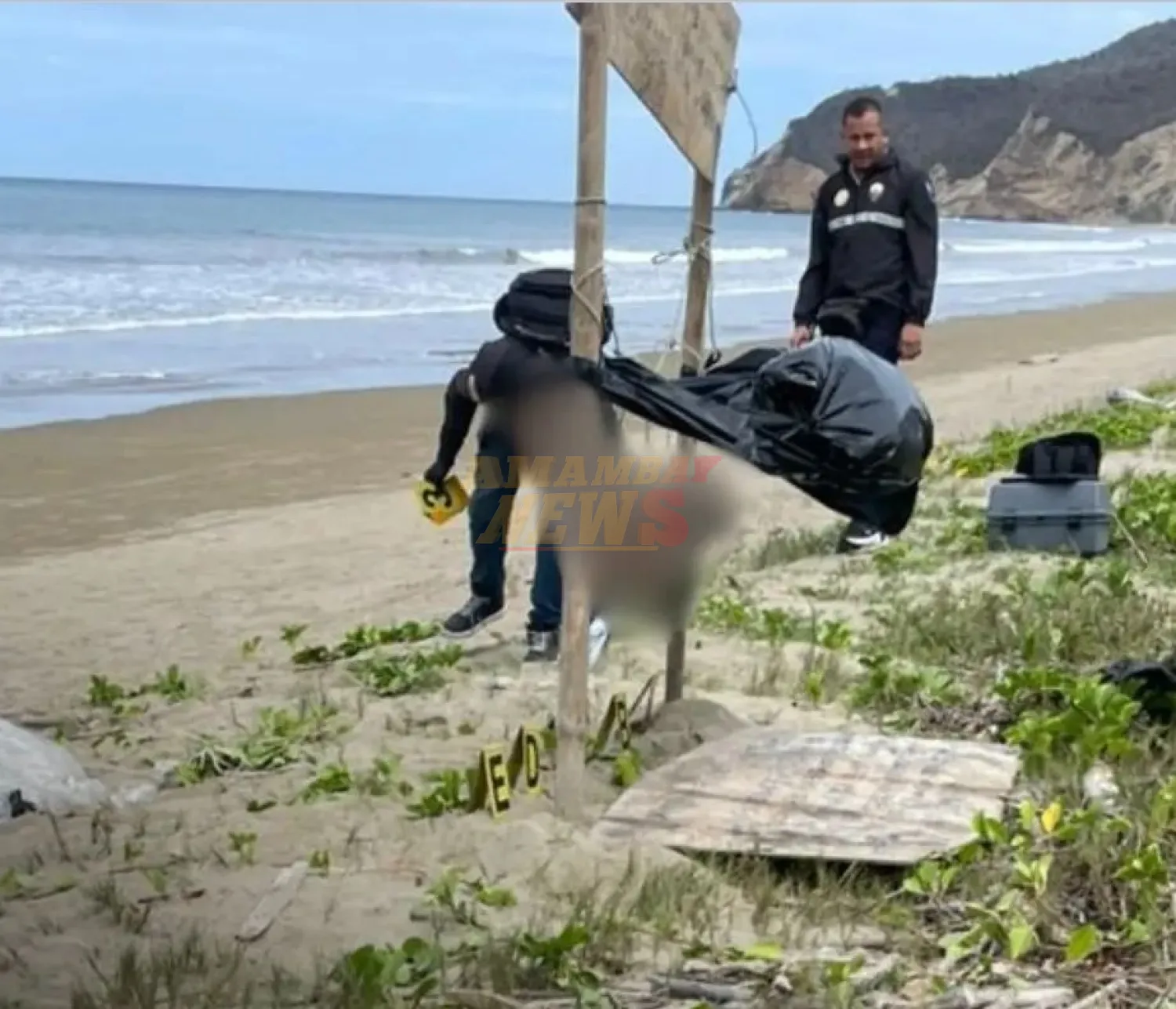 Hallan seis cabezas humanas colgadas en playa de Ecuador