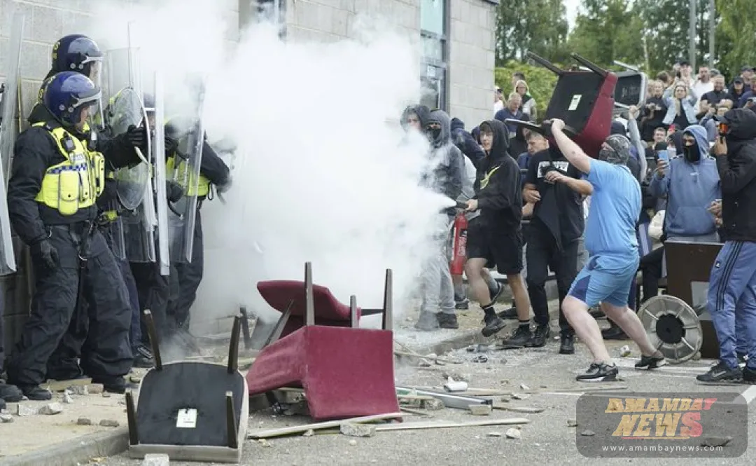 Primer ministro británico condena ola de disturbios y violencia en Inglaterra