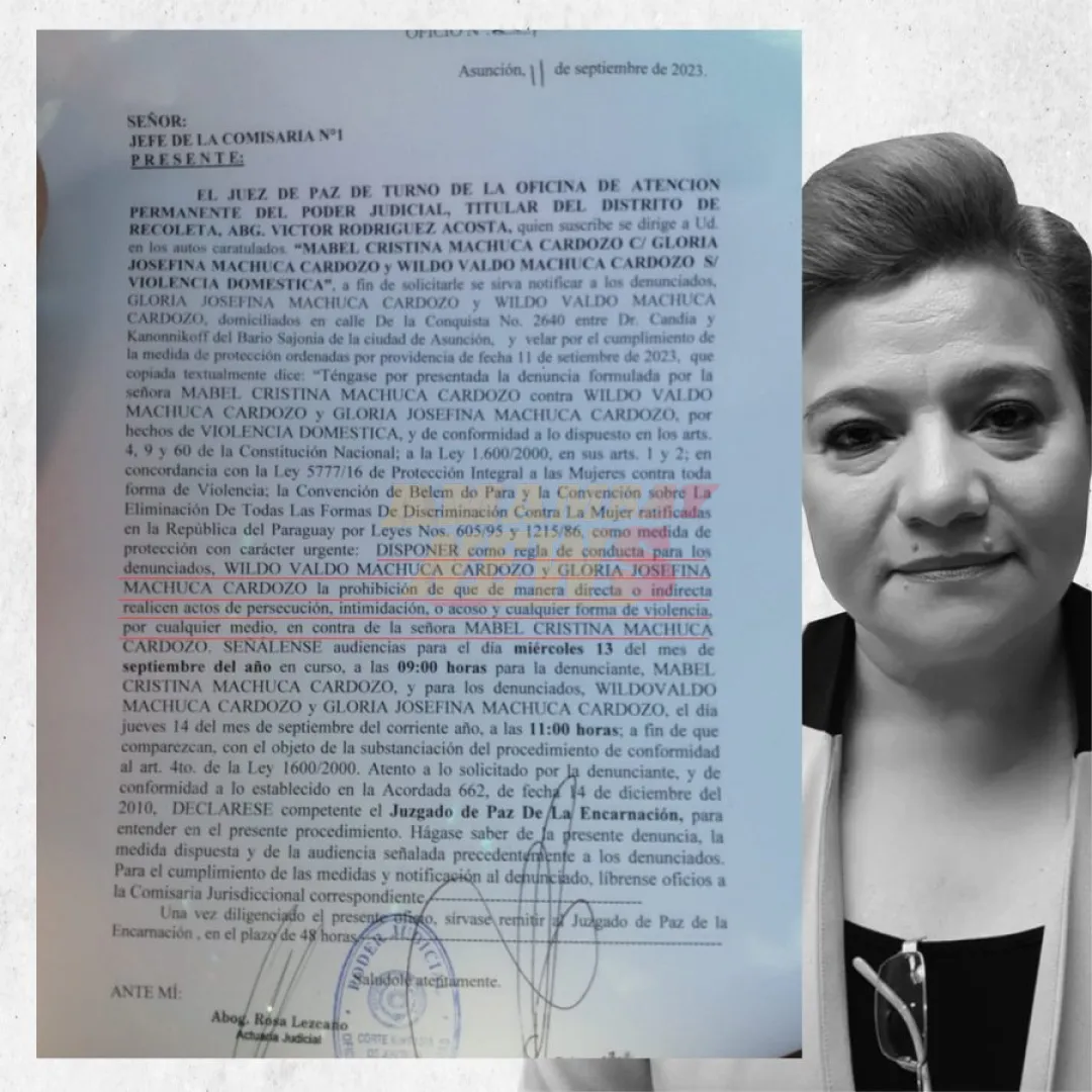Jueza Gloria Machuca recibe nuevo blindaje del JEM por denuncia de violencia domestica