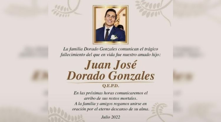 Familia anuncia fallecimiento de Juan José Dorado: restos serán llevados a Bolivia
