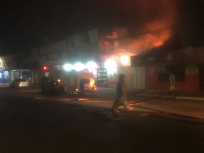 Incendio en local de comidas en Hernandarias