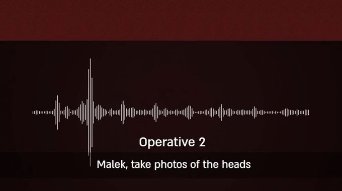 Los terroristas de Hamás “jugaron” con cabezas cortadas, según muestra un audio