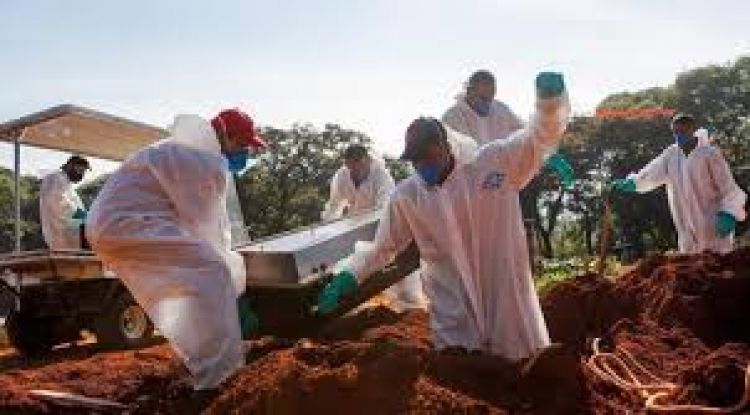Covid: Brasil registra 876 muertes en 24 horas