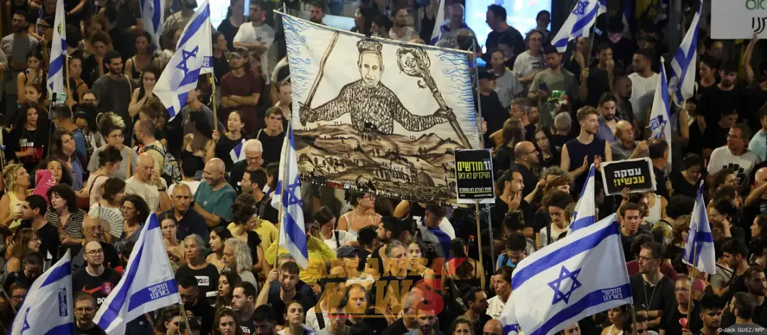 Manifestantes toman Tel Aviv pidiendo una tregua en Gaza