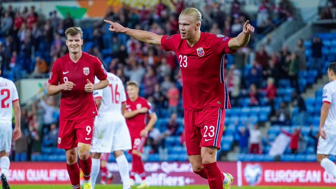 Haaland, "muy frustrado" por no poder jugar contra España