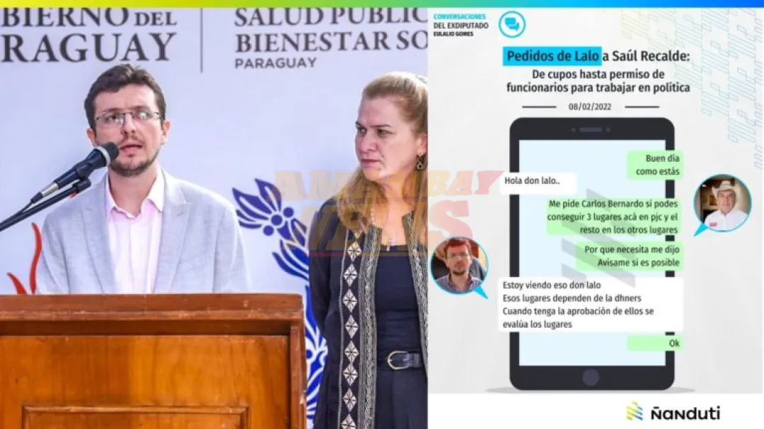 Nuevo viceministro de Salud confirma que tiene chats con Lalo Gomes