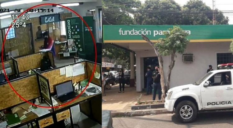 Asaltan local de la Fundación Paraguaya en Luque y se llevan millonario botín