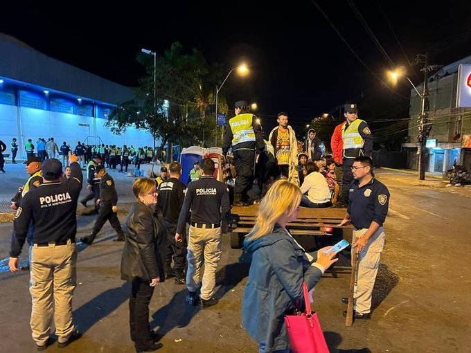 Policía desmiente versión de fallecidos tras despeje en zona de la Justicia Electoral