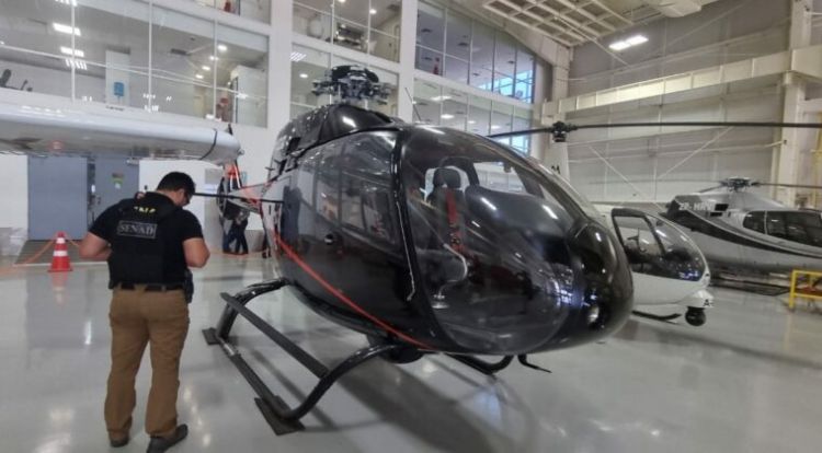 Incautan un helicóptero que sería propiedad del ex diputado Ozorio
